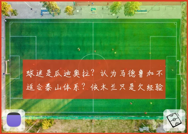 球迷是瓜迪奥拉？认为马德鲁加不适合泰山体系？依木兰只是欠经验